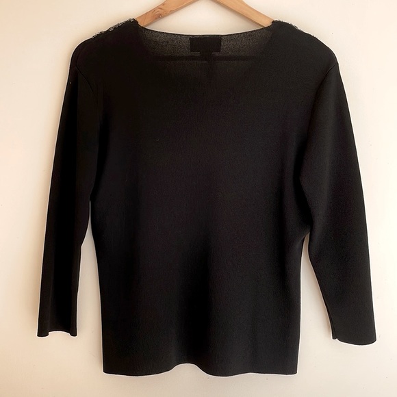 Liz Jordan Womens Top Size M Black - Picture 5 of 7